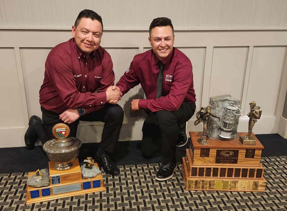 Tłı̨chǫ Government Congratulates ALL Mine Workers on Mine Rescue Competition Success:  