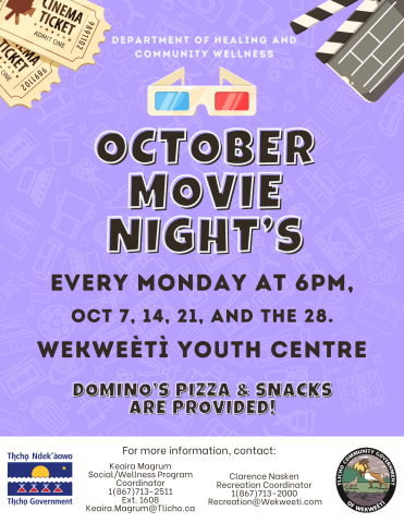 OCTOBER MOVIE NIGHT'S