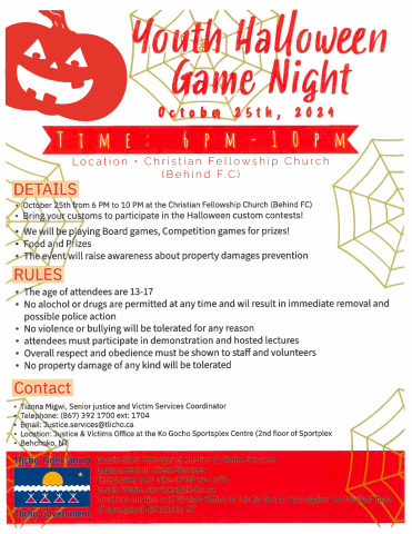 Youth Halloween Game Night