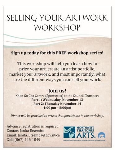 SELLING YOUR ARTWORK WORKSHOP