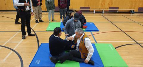 inister Anandasangaree visits Behchokǫ̀ Chief Jimmy Bruneau Regional High School – November 14, 2024.